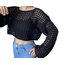 Mini Ajurlu Crop Bluz