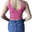 Pembe Triko Crop 