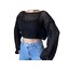 Mini Ajurlu Crop Bluz