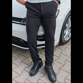  Premium Likralı Jogger Pantolon-Siyah