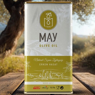 Erken Hasat Doğal Sızma Zeytinyağı 5LT | MAY Olive Oil