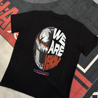 Premium We Are Venom Baskılı Motorcu T-Shirt