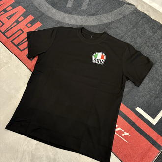Premium Agv Baskılı Motorcu T-Shirt