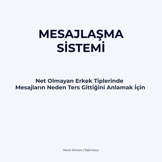 Net Olmayan Erkeklerde Mesajlaşma