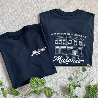 Malones Lacivert Tişört