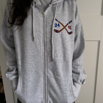 Heated Rivalry Fermuarlı Hoodie