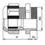 ORTAÇ PG 11 Plastik Rakor - ORG 03 RAL 7001 GRİ - 1 ADET