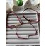 Bordo İp Yonca Asansörlü Bileklik 
