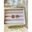 Kırmızı Çiçek Küpe