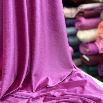 İPEK KADİFE KUMAŞ PEMBE