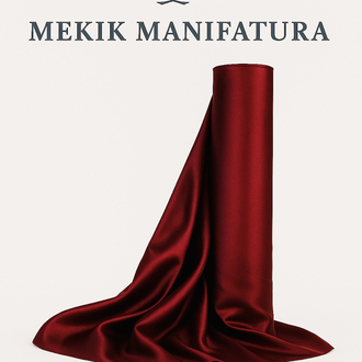 SATEN KUMAŞ BORDO