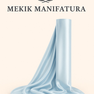 SATEN KUMAŞ BUZ MAVİSİ