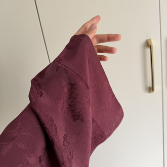 Bordo ipek jakar abaya