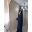 Lacivert melek abaya takım