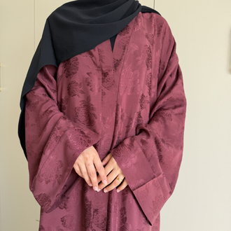Bordo ipek jakar abaya
