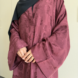 Bordo ipek jakar abaya