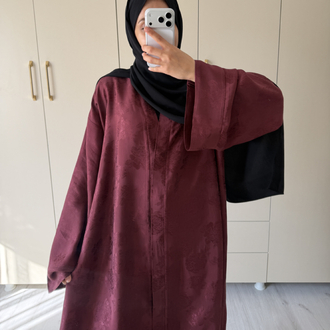 Bordo ipek jakar abaya