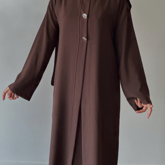 3 düğmeli abaya takım