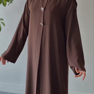 3 düğmeli abaya takım
