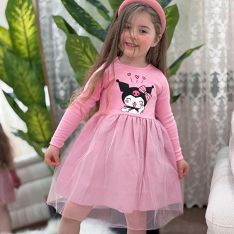 Kuromi Pembe Elbise
