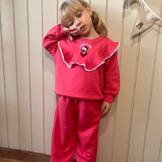 Hello Kitty Yaka Detaylı Takım