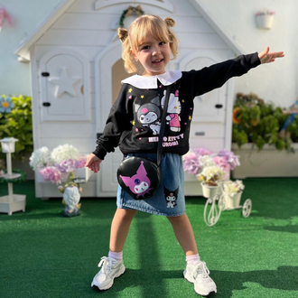 Kuromi ve Hello Kitty çantalı takım