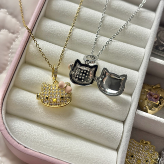 Hello Kitty Kapaklı Kolye