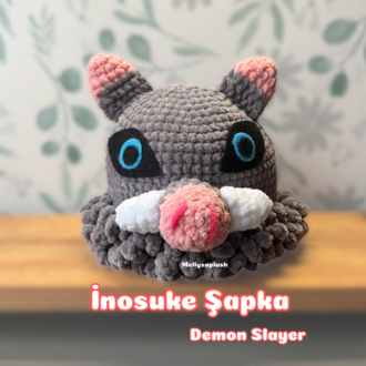 Demon Slayer Anime - İnosuke Yaban Şapkası