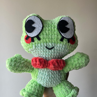 Ribbit Peluş TADC el yapımı örgü