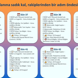 2026 KPSS 8 AYLIK ÇALIŞMA PROGRAMI 