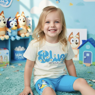 BLUEY DESENLİ TAYTLI TAKIM