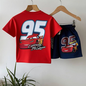 MCQUEEN DESENLİ ŞORTLU TAKIM