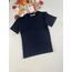 LACİVERT BİSİKLET YAKA KADIN TSHIRT