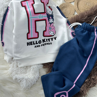 HELLO KİTTY&KUROMİ DESENLİ TAKIM