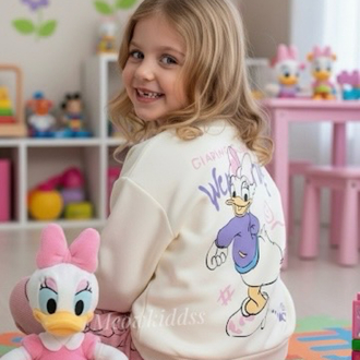 DAİSY DUCK DESENLİ TAYTLI TAKIM