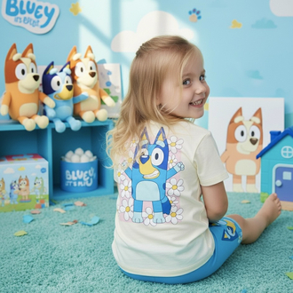 BLUEY DESENLİ TAYTLI TAKIM