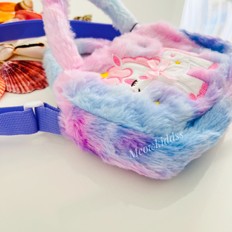 LİLA UNİCORN PELUŞ ÇANTA