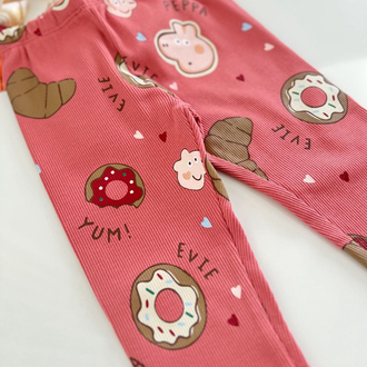 PEPPA PİG DESENLİ TAYTLI TAKIM