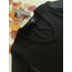SİYAH V YAKA KADIN TSHIRT