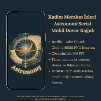 Kadim Merakın İzleri: Astronomi Serisi – Dijital Mobil Duvar Kağıdı
