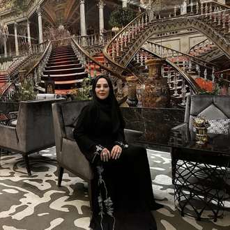 Etek ucu işlemeli Hürrem ferace