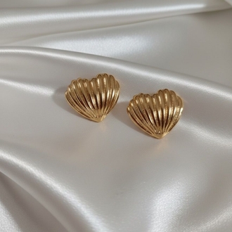 Çelik Gold Küpe Kabuk Form
