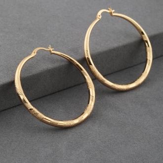 Çelik Küpe Gold 8240