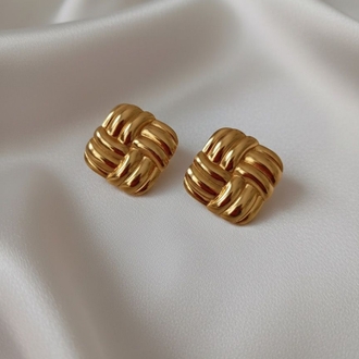 Çelik Gold Küpe Y01