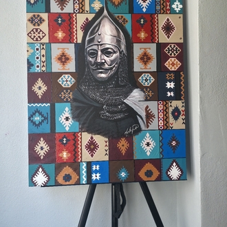 Türk kilim motifli kuman kıpçak