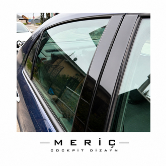 Renault Laguna 2 Piano Black Kapı Direkleri