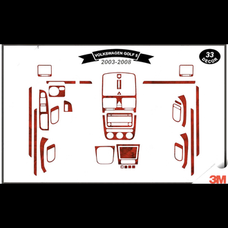 WW GOLF5 - JETTA 03-08 MAUN KAPLAMA FULL SET