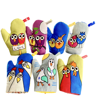 Chicken Family Fırın Eldiveni