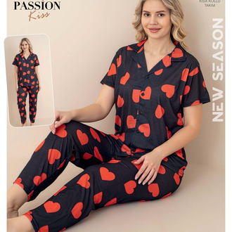 Kalpli pijama takımı
