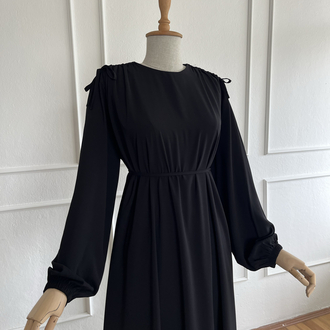 Miray elbise/Ferace SİYAH